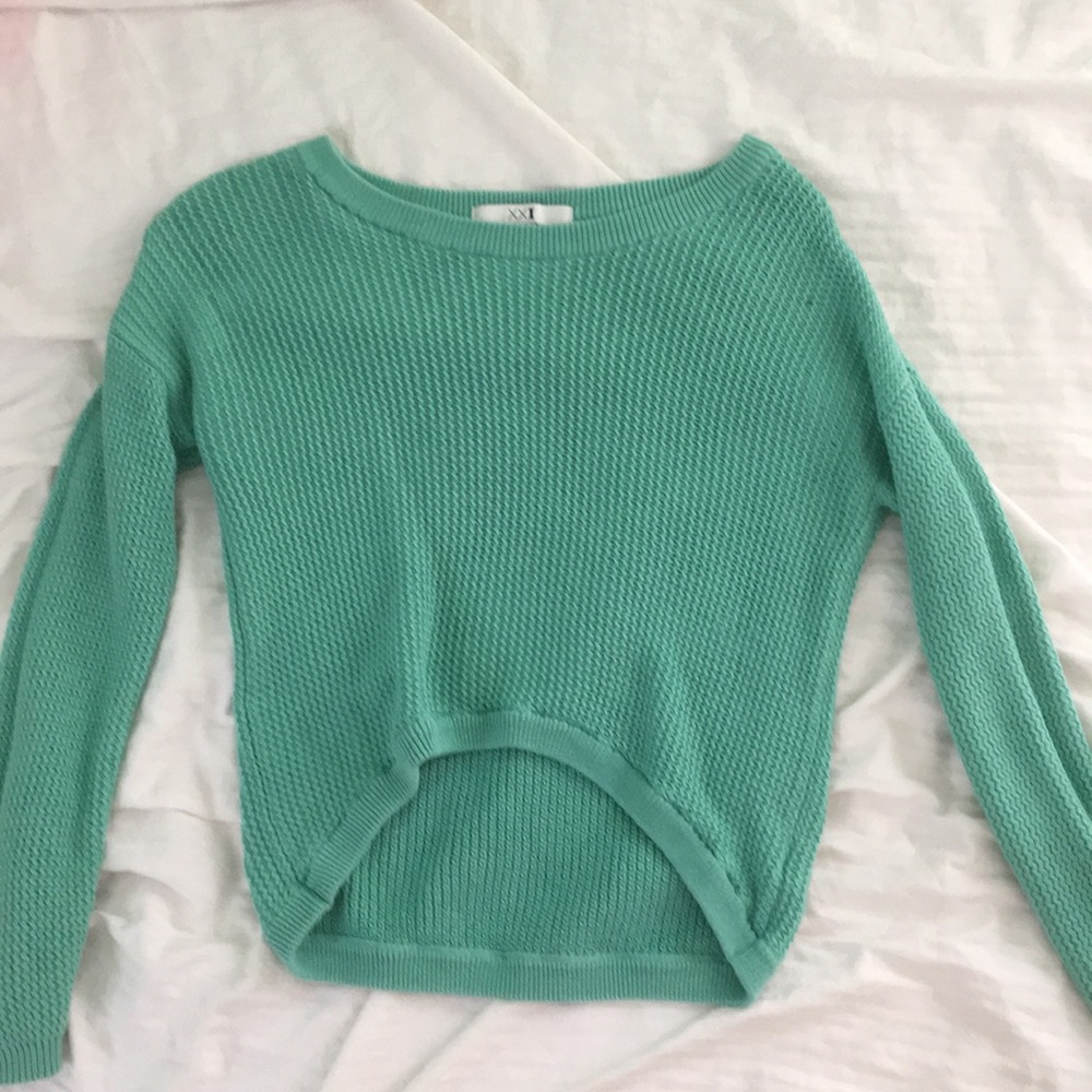 BOGO FREE Short Teal Forever 21 Sweater